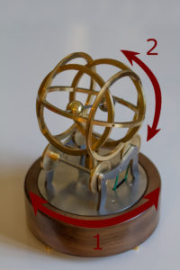 Decorative Vintage Connected Object: the 2 Rotary Movements